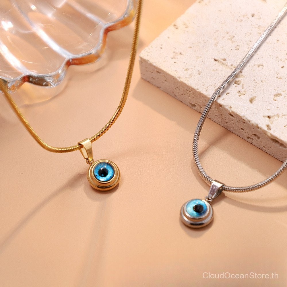 สร้อยคอตานางฟ้าอเมริกันยุโรปจี้เหล็กไทเทเนียมของขวัญเครื่องประดับ