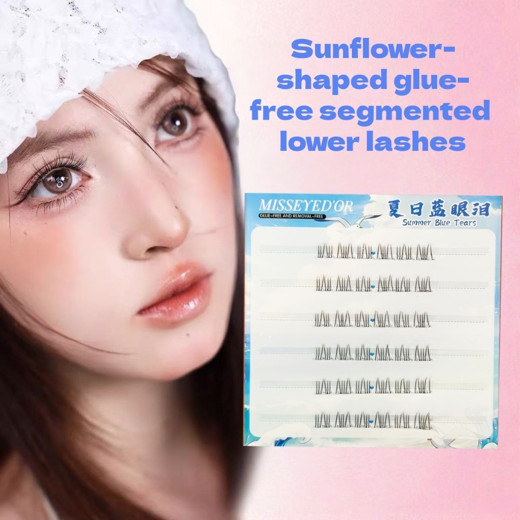จัดส่งจากประเทศไทยLower eyelashes ขนตาปลอมมีกาวในตัว พร้อมทา ไม่ต้องใช้กาวเพิ่ม เบา นุ่ม สวมใส่สบาย