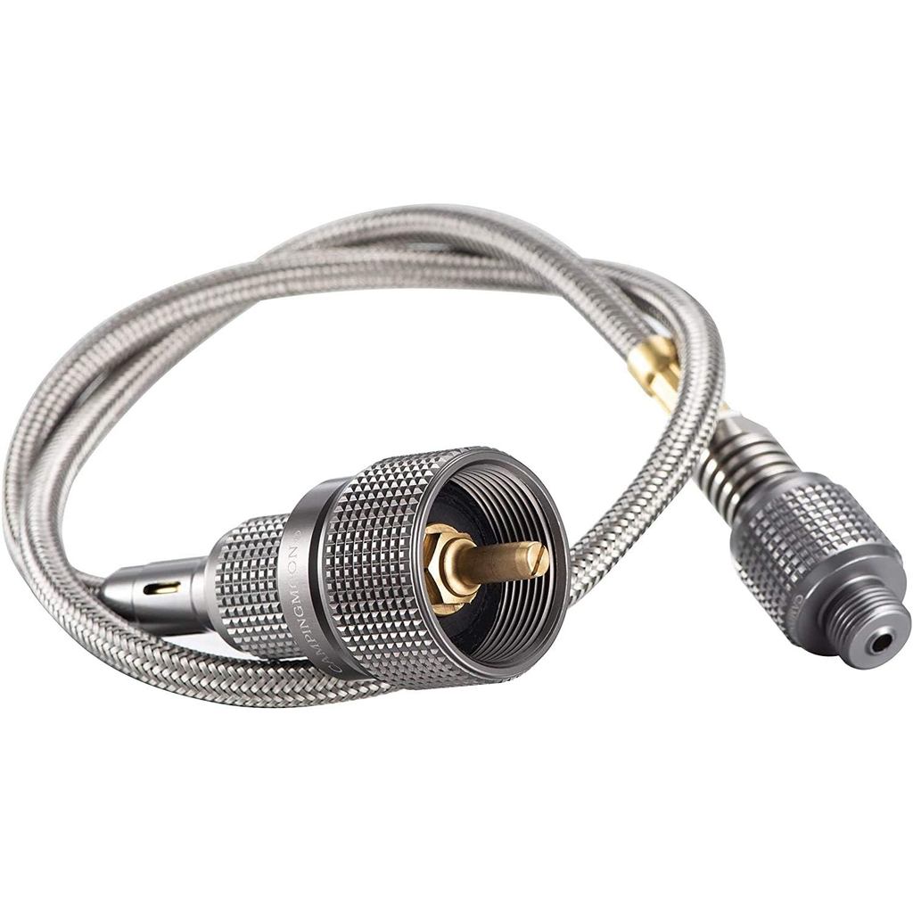 Campingmoon อะแดปเตอร์เตาแก๊สสำหรับแคมป์ปิ้ง ใช้งานได้กับถังโพรเพนขนาดเล็ก รองรับมาตรฐาน EN417