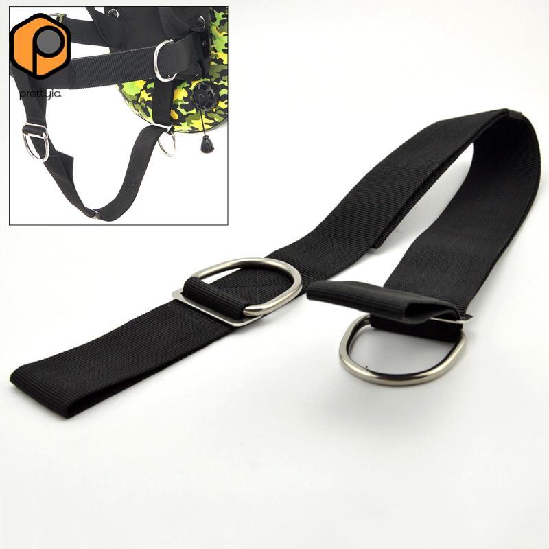 Prettyia Tec Diving Backplate & Crotch Strap สำหรับ Wing BCD - พร้อมเข็มขัด Backmount และ Sidemount