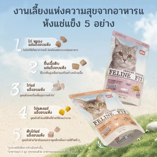 VEV อาหารแมวบัซซ์ แบ่งขาย 1 kg. Premium Cat Food Gluten Free
