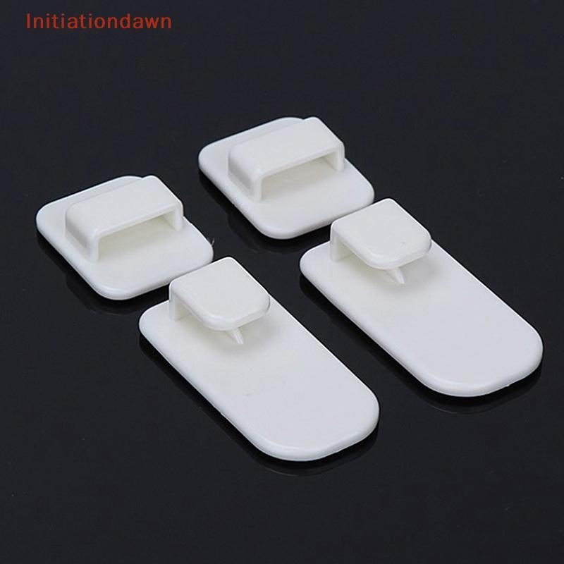 [เริ่มต้นรุ่งอรุณ] 2คู่ตะขอชุดสําหรับเครื่องปรับอากาศทีวีการควบคุมระยะไกลที่แข็งแกร่งแขวนพลาสติกที่สําคัญผนังแร็คผู้ถือบ้านองค์กร - รูปที่ 3