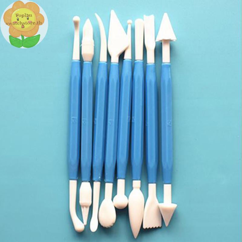 Toplan Kids Clay Sculpture Tools Fimo Polymer Clay Tool 8 ชิ้นชุดของขวัญสําหรับเด็ก
เครื่องมือประติม