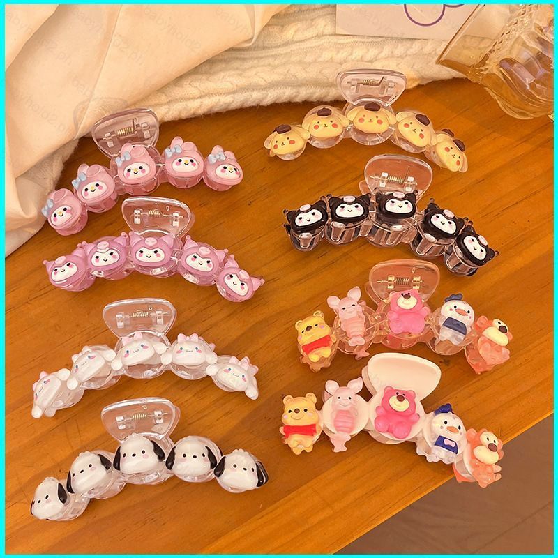 BY2 Hairpin คาแรกเตอร์น่ารัก Sanrio Kuromi และ Pocchacco เครื่องประดับแฟชั่น