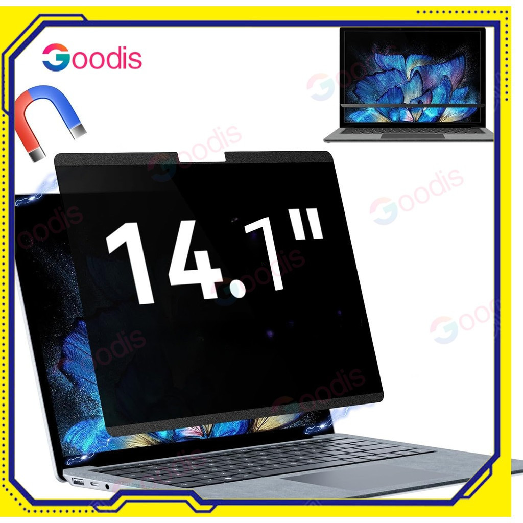 Magnetic Privacy Screen Notebook 13 14 15.6 16“ ถอดได้ ฟิล์มกรองแสงป้องกันการแอบมอง แผ่นจอกันการมอง ฟิล์มกันมอง HP Dell ราคา ถูกที่สุด ดีลบีเคเค