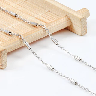 สร้อยคอนikel 925 โซ่ชุบด้วยทอง 18K แบบคลิปข้าม ออกแบบสวยงามหรูหรา อุปกรณ์แฟชั่นล้ำสมัย