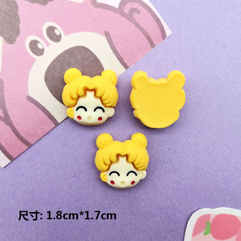 10ชิ้นการ์ตูนสตรอเบอร์รี่หมีลูกเป็ดหัวสัตว์ก้นอุปกรณ์เรซินทําเองกรณีโทรศัพท์กิ๊บถ้วยน้ําเครื่องประดับวัสดุ - รูปที่ 6