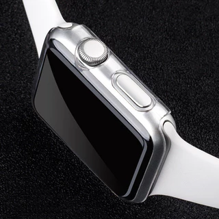กระจกนิรภัย PC / กรณี TPU อ่อนนุ่มครอบคลุม for Apple Watch Ultra/SE 3 2 Iwatch Series 11 10 9 8 7 6 5 49 45 46 42 44mm