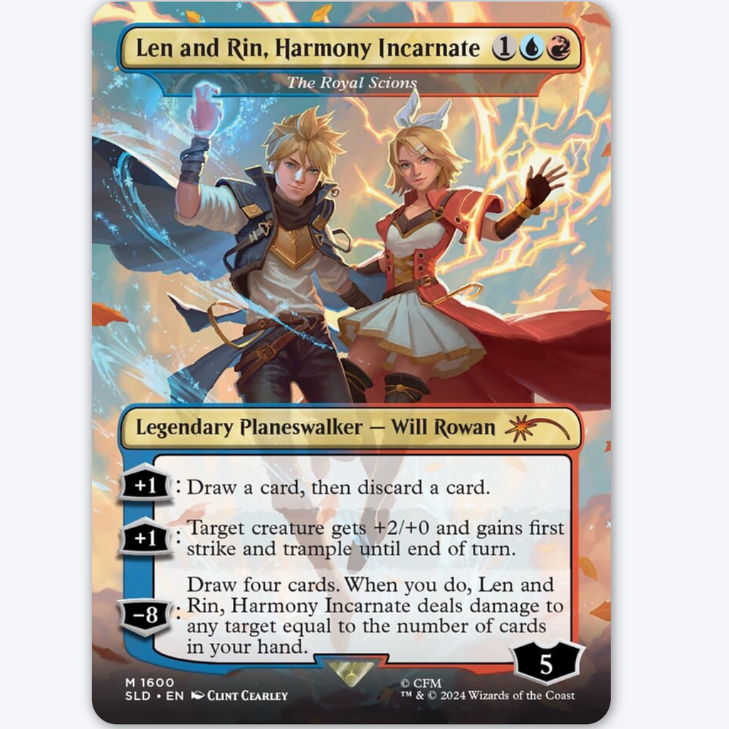 [แบรนด์ Feirui Wanzhi] Hatsune Miku Royal Family Gemini Japanese Hei Secret Lair SL 1600