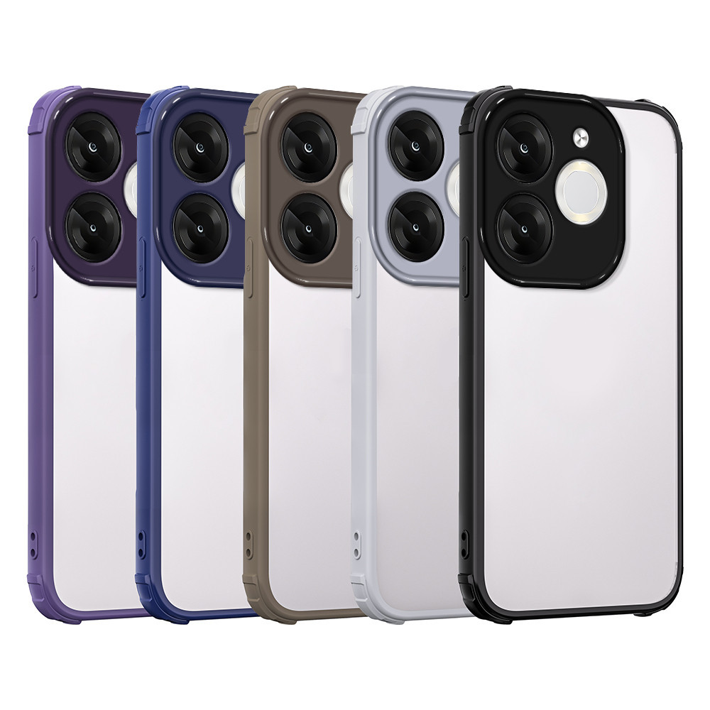 เคส itel A80 Casing ปกใสกันกระแทกสี่มุมสําหรับเคสโทรศัพท์ itel A80