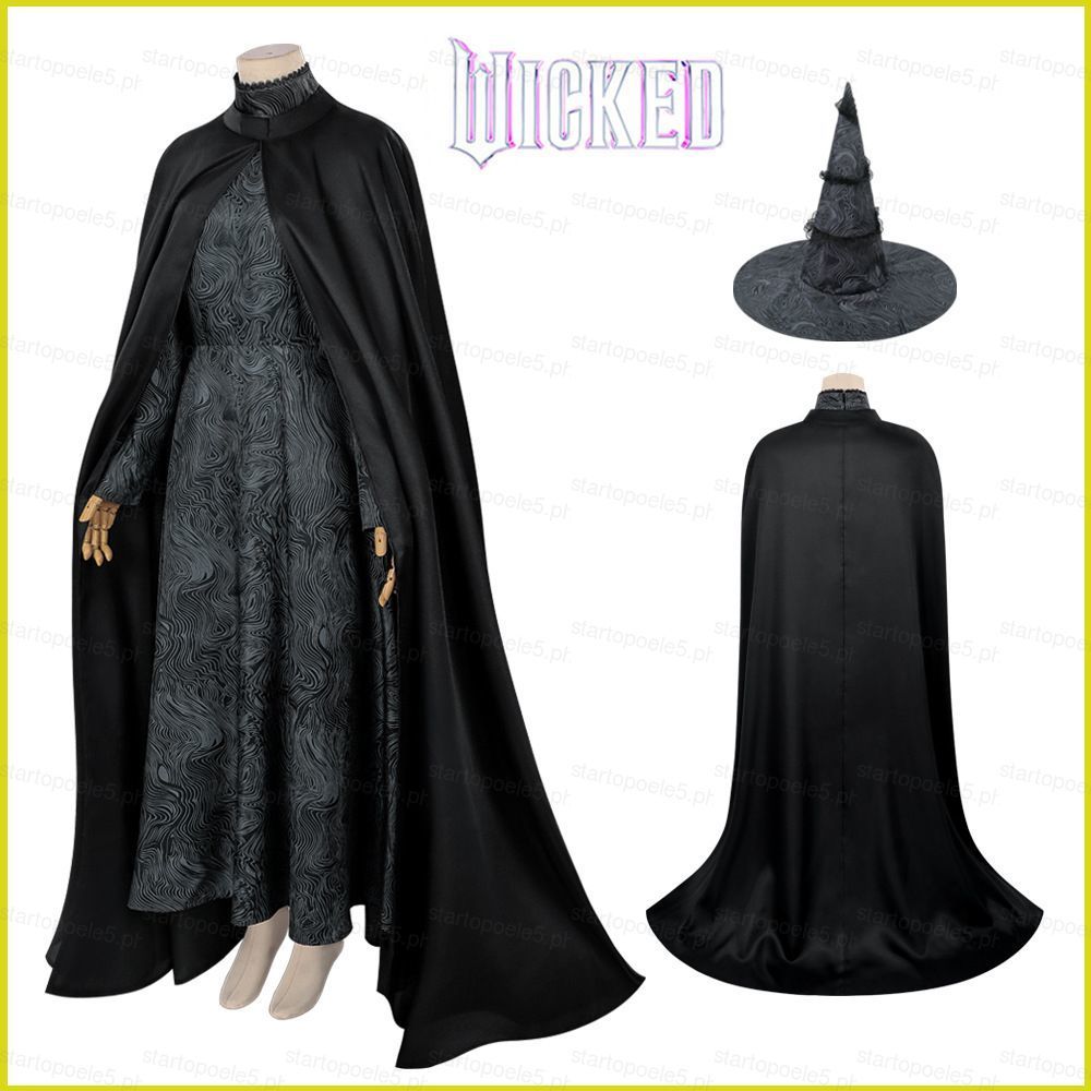 ST5 Wicked Elphaba สวมบทบาทคอสเพลย์ผ้าปาร์ตี้ฮาโลวีนเครื่องแต่งกาย TS5