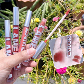 my-shop :ลิปสติก-มี 6 สี ลิปทินท์ไม่ติดแมส เนื้อแมตต์ เนื้อแมตต์กํามะหยี่ ลิปลิปเนื้อ