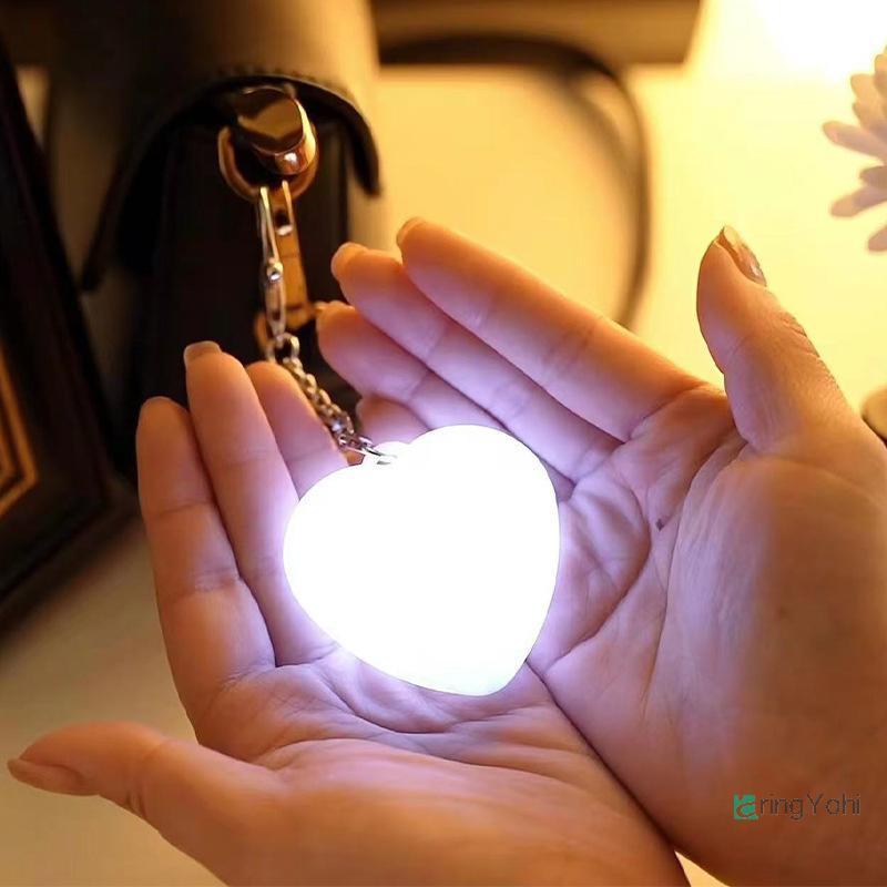 AringYohi] Touch Sensitive Glowing Heart Shape Light LED อัตโนมัติ Sensing Purse Light Touch กระเป๋า