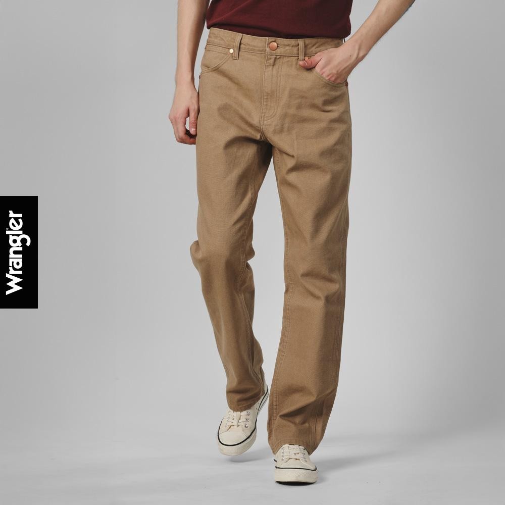 WRANGLER กางเกงขายาวผู้ชาย คอลเลคชั่น Casey Jones เอวกลาง ทรงตรง MWZ รุ่น WR F225MMWZN38 สีน้ำตาล