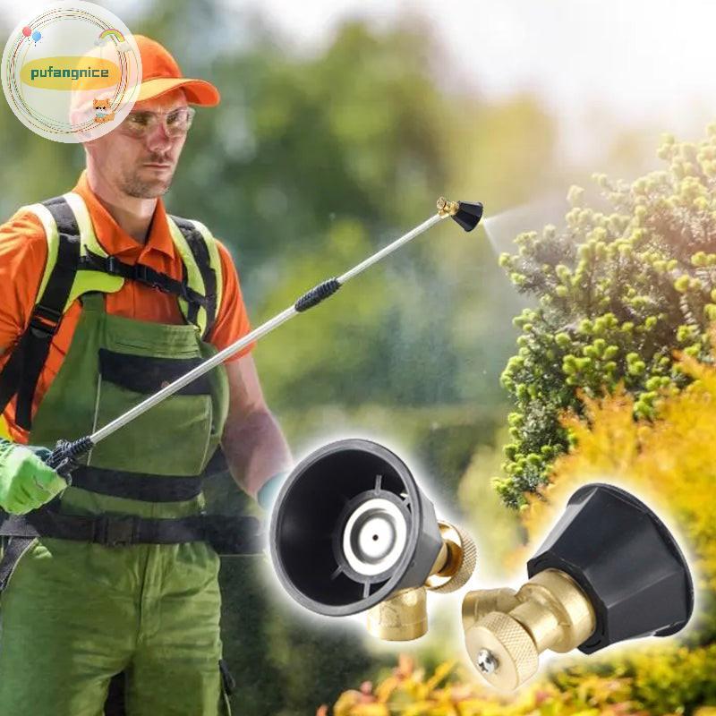Pufangnice การเกษตรแรงดันสูง Air Vortex ing หัวฉีดปรับ Water Outlet หัวฉีดสําหรับดอกไม้หญ้าสวน Sprin