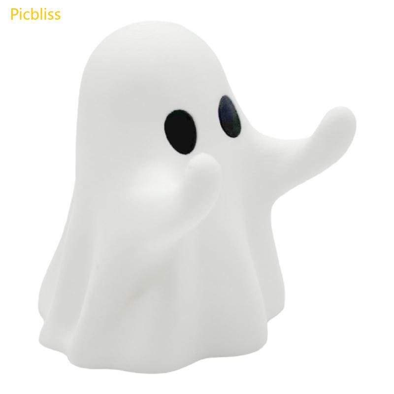 Picbliss Ghostly Shape Pen Rest ขาตั้งแว่นตาที่วางโทรศัพท์เดสก์ท็อปปากกา Organiser สําหรับโต๊ะทํางาน Decora