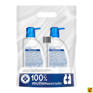 เฮดแอนด์โชว์เดอร์ แชมพูขจัดรังแค สูตรคูลเมนทอล 370 มล. แพ็คคู่