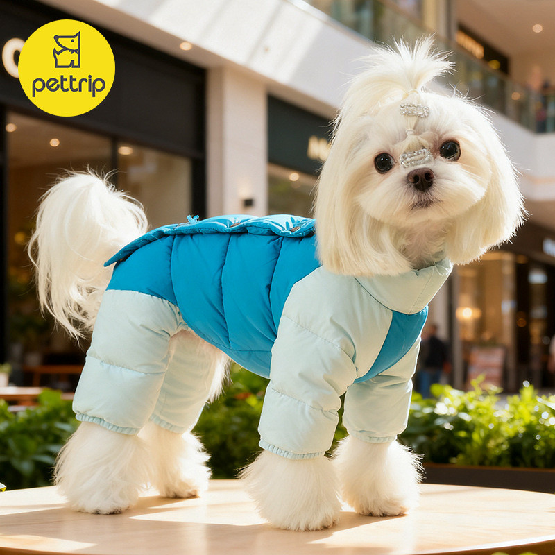 Beitou Pet Down Jacket Puppy Down Jacket เสื้อผ้าสัตว์เลี้ยง Teddy Pomeranian York Maltese