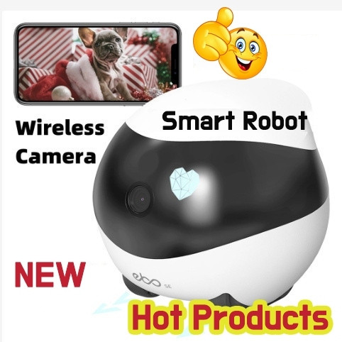 ราคายุติธรรมอายุการใช้งานแบตเตอรี่ยาวนานใหม่ Ebo SE Smart Robot WiFi Smart Home CCTV Robot Family Mo