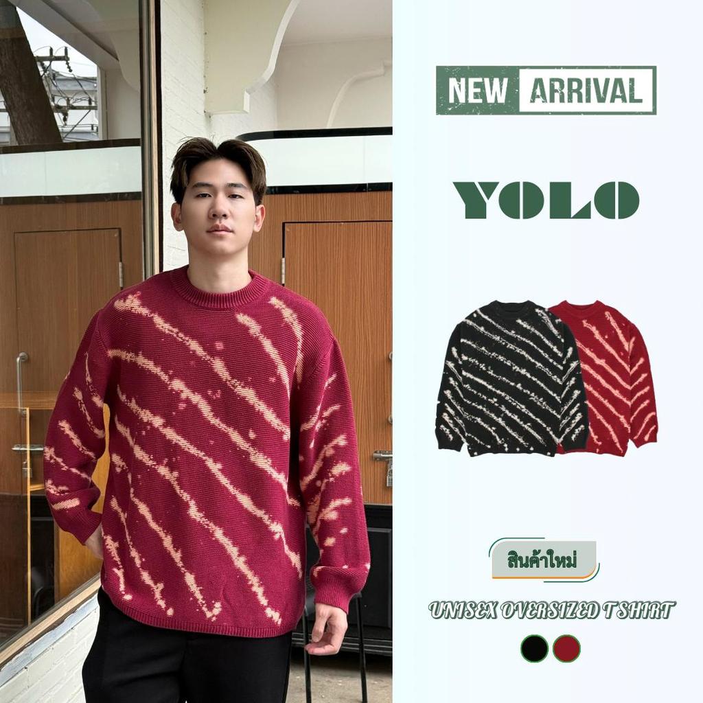 YOLO สเวคเตอร์ OVERSIZED สเวคเตอร์ เหมาะสำหรับหน้าหนาว Y2572208