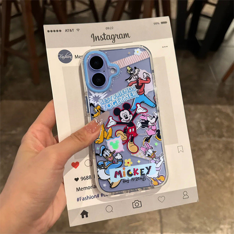 💖Babi💖 เคสสำหรับไอโฟน มิกกี้  เคสไอโฟน 13 สำหรับ IPhone 11 17 15 14 13 12 16 Pro Max 7 Plus 8Plus XS X XR Max เคส