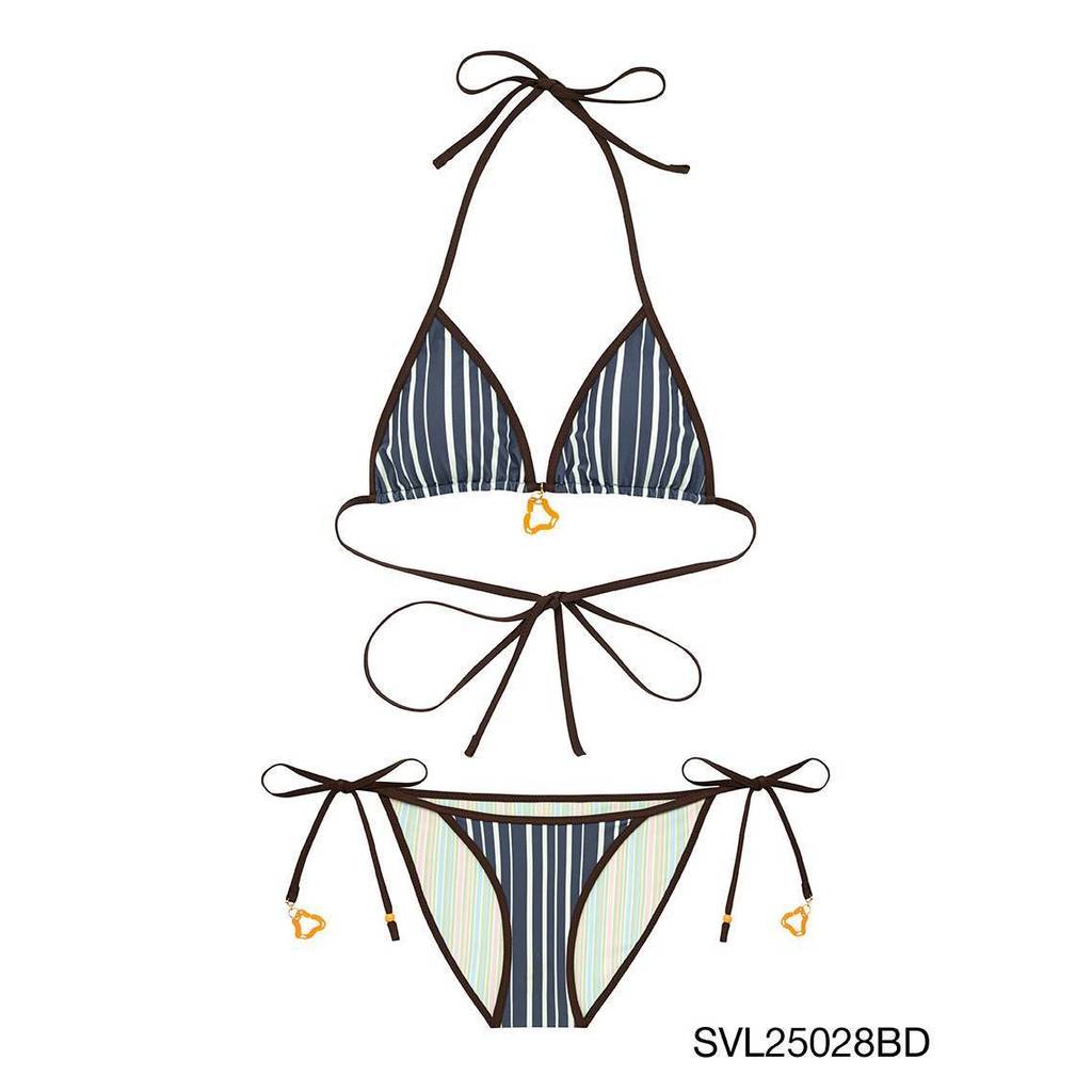 PIPATCHARA x SABINA เซ็ตชุดว่ายน้ำ รหัส SVL25028BD - สีกรม (เฉพาะไซซ์ L-XL)