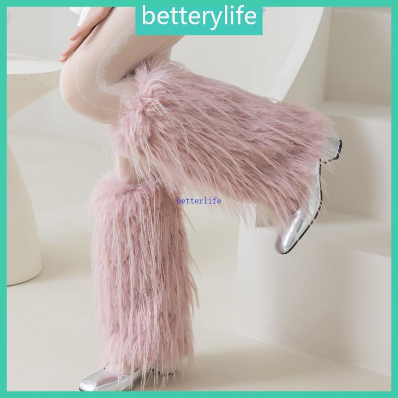 BTF ผู้หญิงVintage Fuzzy Plush Boot Cuffs สำหรับฤดูหนาว ให้ความอบอุ่นและสไตล์ vintage