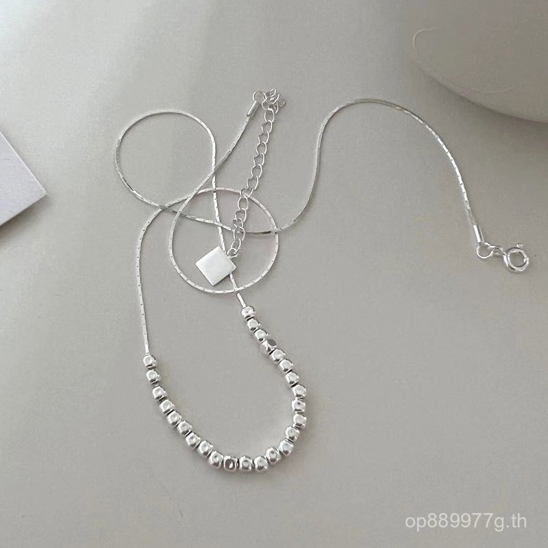 สร้อยคอมุกเงินสเตอร์ลิง 925 สไตล์แฟชั่นสำหรับหญิง ยี่ห้อ Niche SCC8