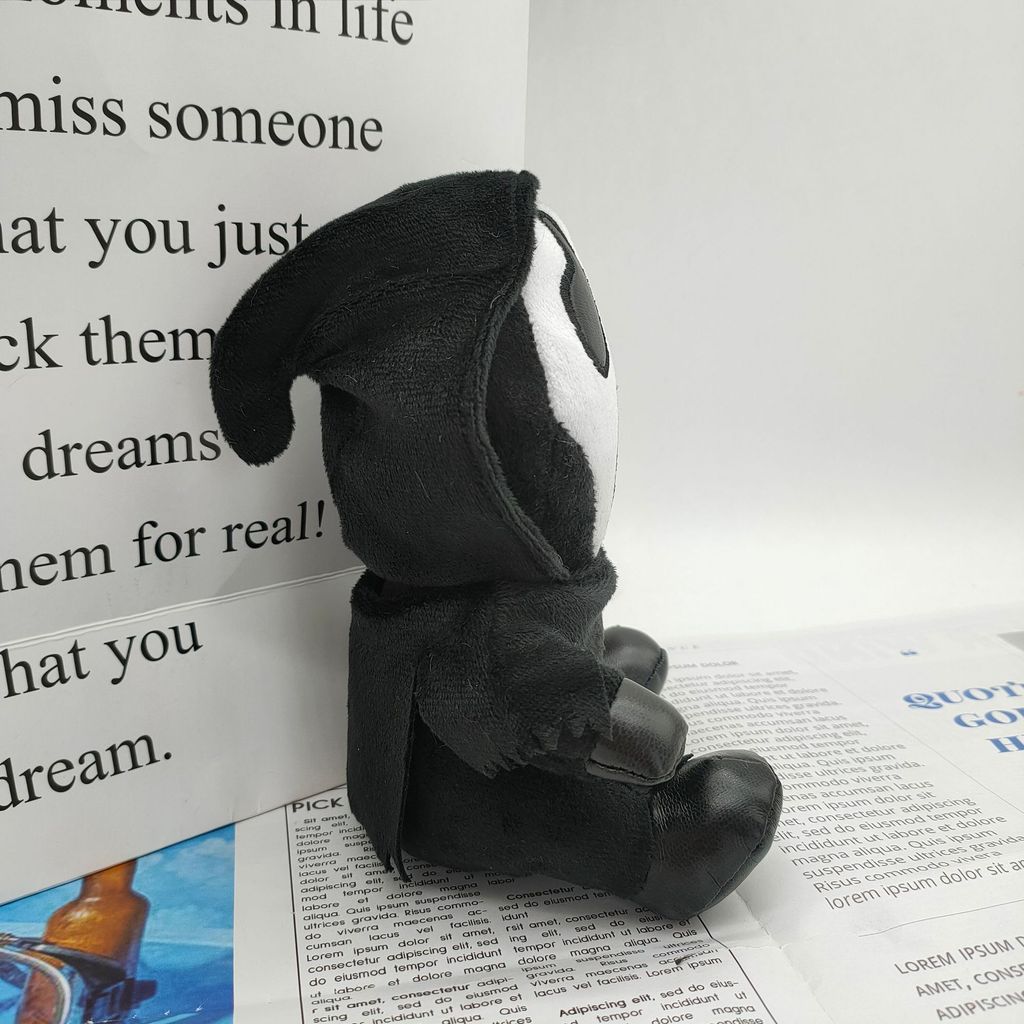 กรีดร้อง Grimace ตุ๊กตาตุ๊กตา ghostface ghostface ของเล่นตุ๊กตาเกม สินค้าตุ๊กตาของขวัญ