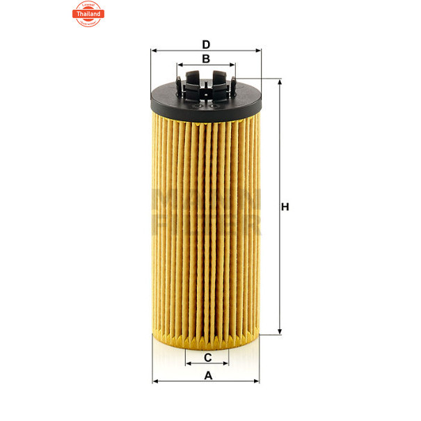 กรองน้ำมันเครื่อง Mini  Countryman  F60   2016 -      Oil Filter Mann HU 6012z KIT / HU6012z KIT