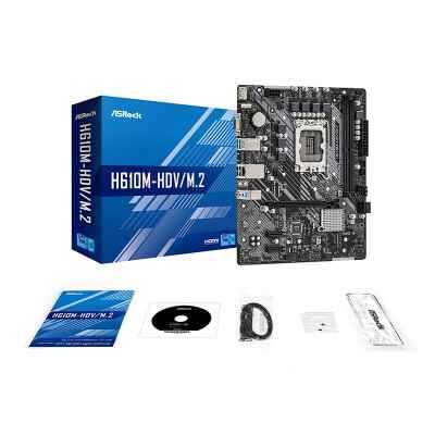 ASROCK/ASROCK เทคโนโลยี H610M-HDV/M.2/B660M-HDV/B660M PRO RS รองรับ U รุ่นที่ 12