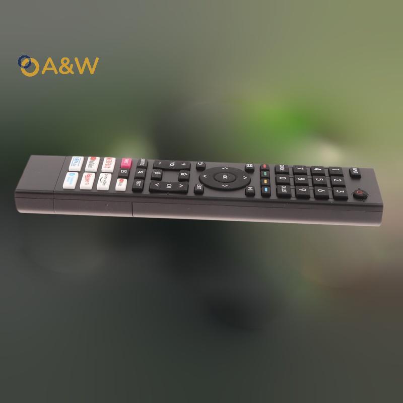 A & W 1 ชิ้นสําหรับ Hisense QLED 4K UHD TV 43A6G 50A6G 55A6G 60A6G 65A6G 70A6G 75A6G ไม่มีเสียงรีโมท
