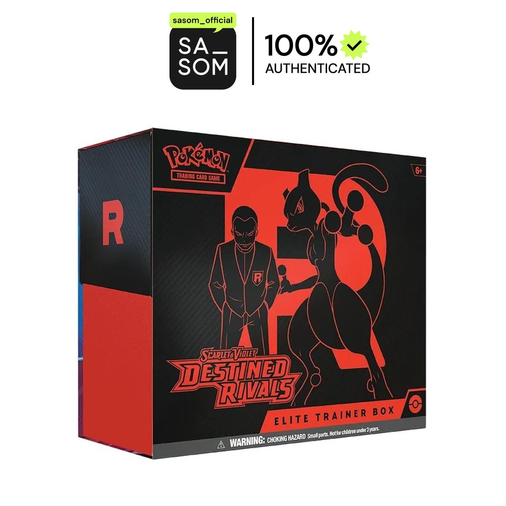 Pokemon  Card Game Scarlet & Violet Destined Rivals Elite Trainer Box | ของแท้ ตรวจสอบโดย SASOM