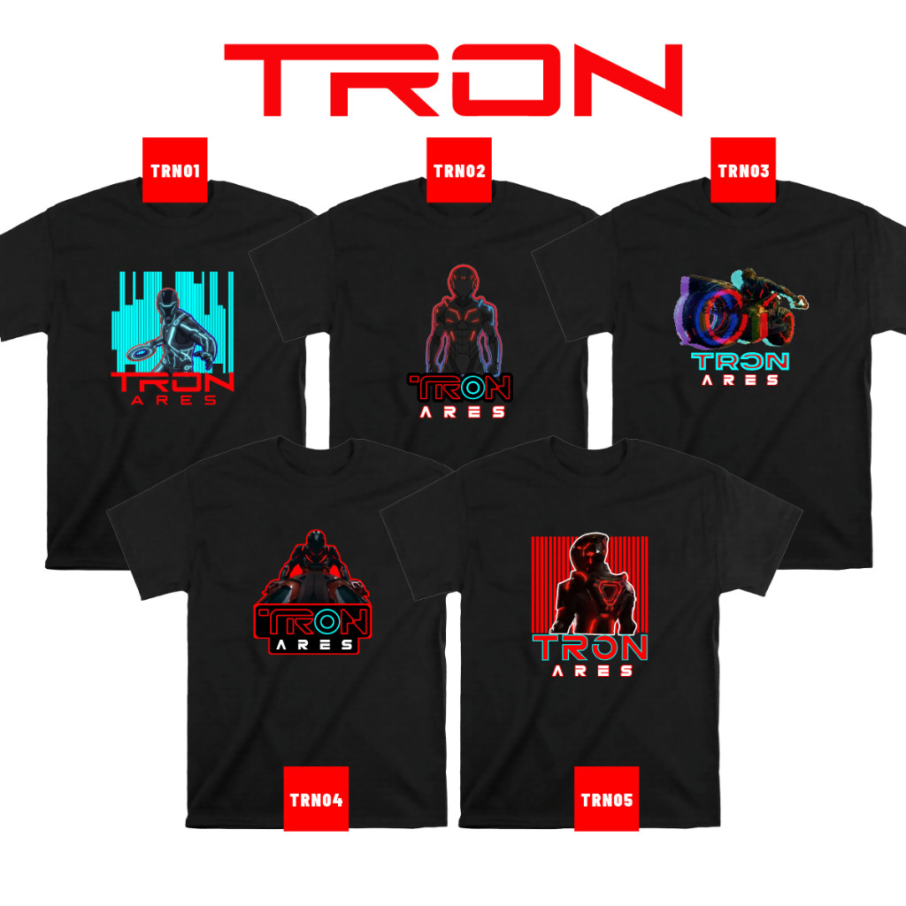 TRON ARES FILM - เสื้อยืดผู้ใหญ่ Cotton Custom Tee