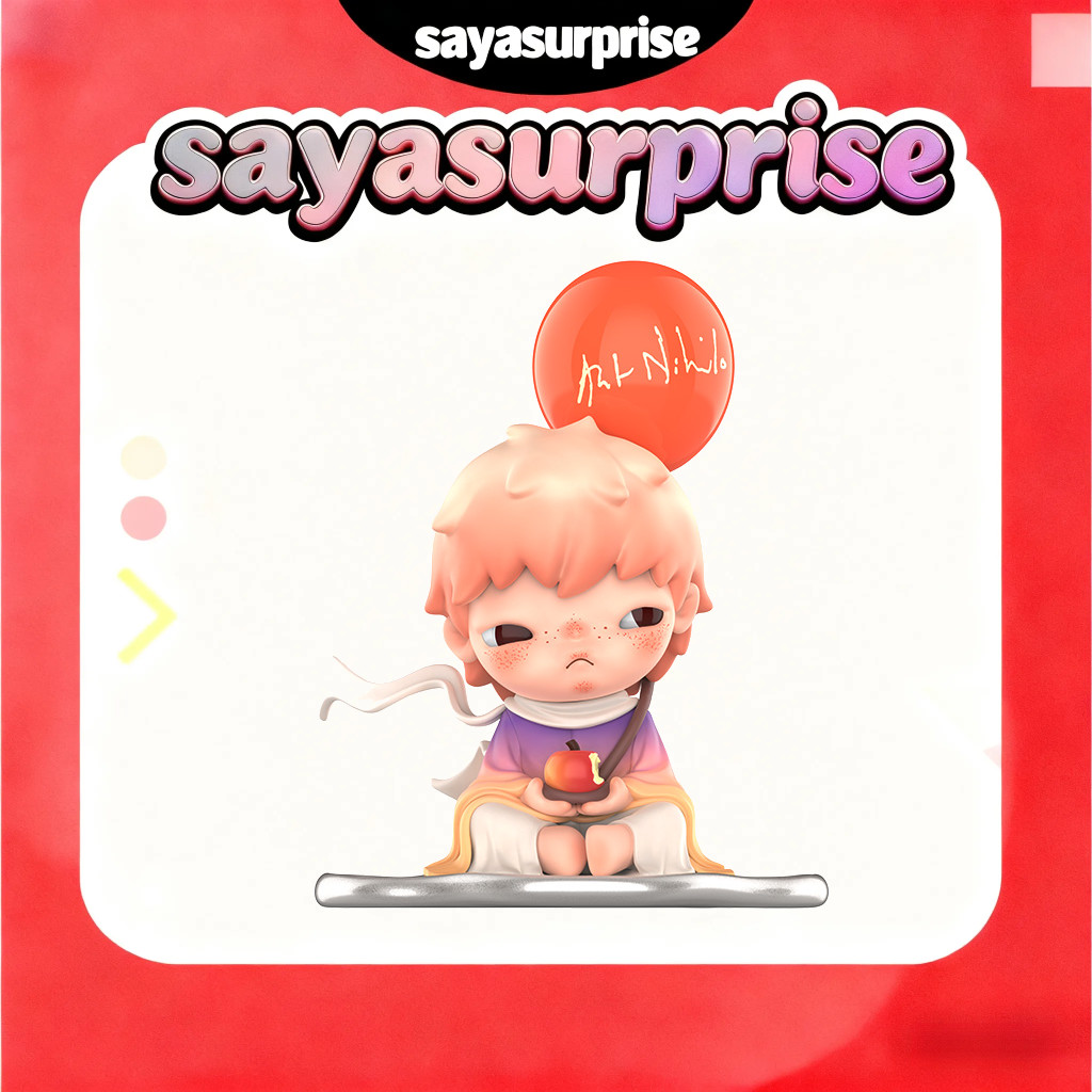 POPMART Hirono x Stefanie Sun Limited Edition Figure -"Just After Sunset" ตุ๊กตาคริสต์มาสเด็กเดสก์ท็