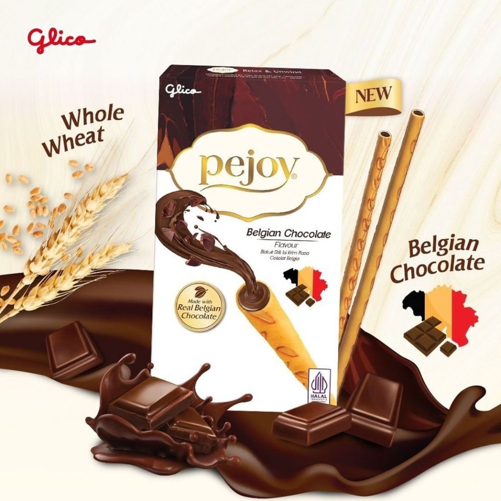 Pocky Glico Pejoy รสช็อกโกแลต ไช่ซวีคุน พรีเมี่ยมแท้จากไทย Pocky Glico Pejoy รสช็อกโกแลต ไส้ครีมเข้ม