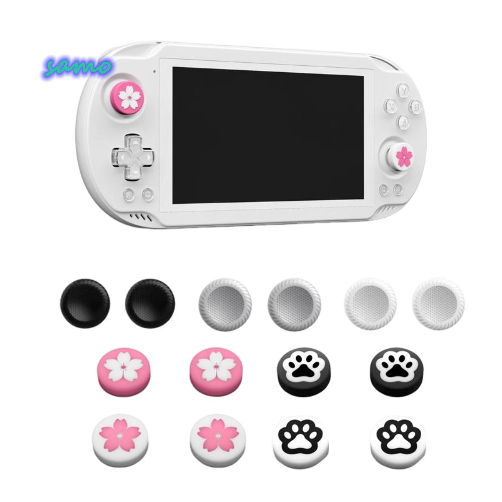 SAMO 4PCS เกมคอนโซลจอยสติ๊ก Rocker,ลื่นสีสันบิ๊กจอยสติ๊กหมวก,Professionalซิลิโคนอุปกรณ์เสริมเปลี่ยนห