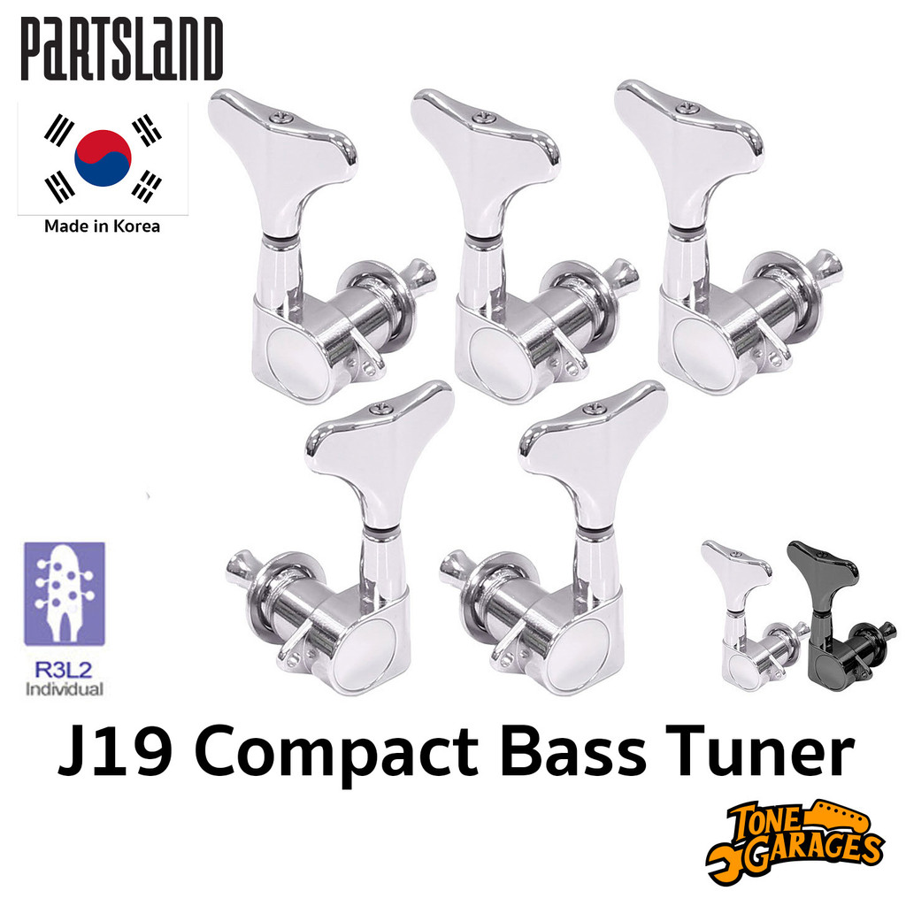 Partsland Compact Bass Machine Heads ลูกบิด เบส 5 สาย R3L2 เกาหลี (JB19)