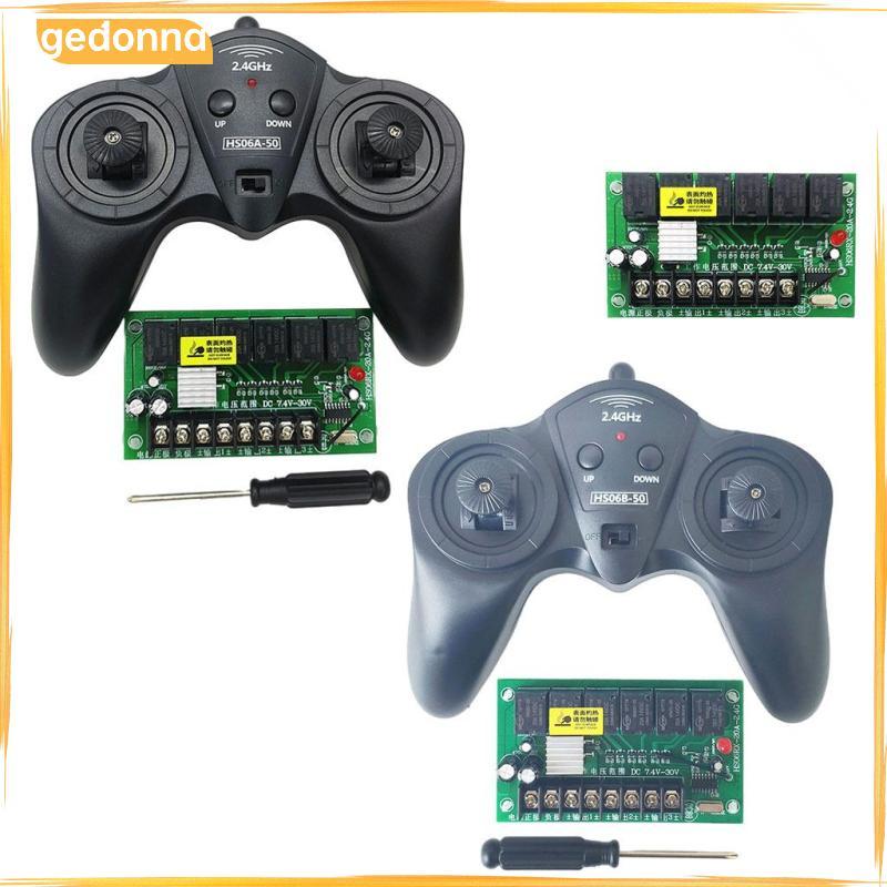 [gedonna] RC Controller 2.4GHz 6 Channel RC Transmitter Controller และชุดอุปกรณ์รับสัญญาณสําหรับของเ
