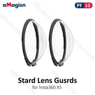 aMagisn PF10  Stard Lens Gusrds for lnsta360 X5  การ์ดเลนส์ป…