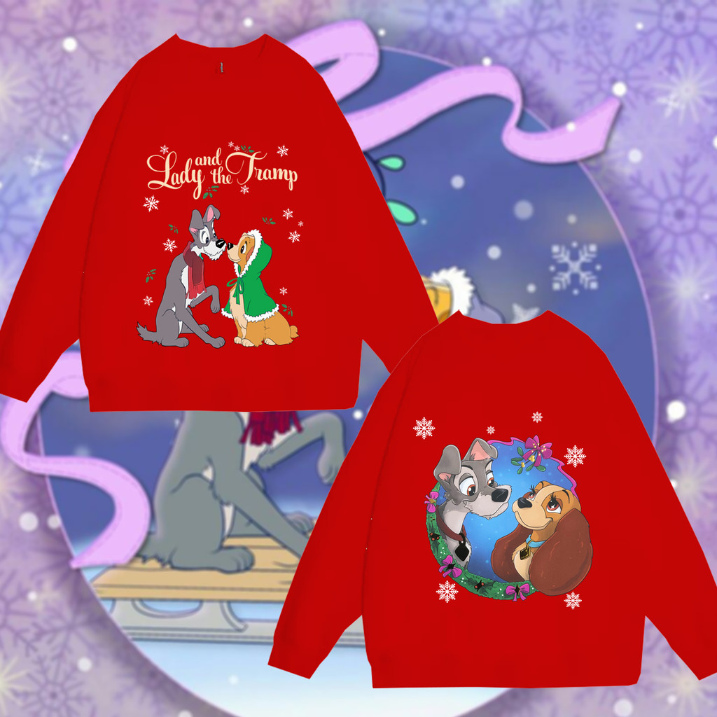 เสื้อสเวตเตอร์ลาย Lady and the Tramp สำหรับผู้หญิง