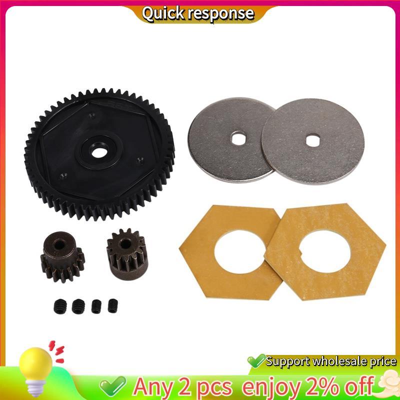 ในสต็อก- 54T Spur Gear 13T & 15T เกียร์มอเตอร์สําหรับ SCX10 II 90046 90047 1/10 RC Crawler รถอะไหล่อ
