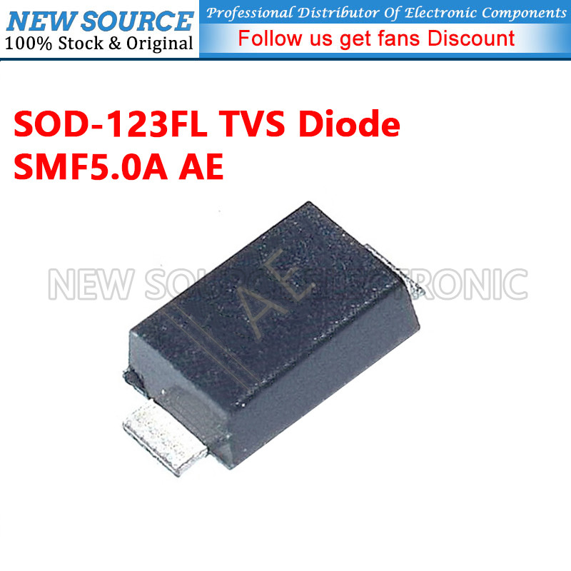 [20-100 ชิ้น] SMF5.0A AE SOD-123FL TVS ทรานซิสเตอร์ SMD ไดโอดไฟฟ้าสถิตและป้องกันไฟกระชาก แหล่งใหม่