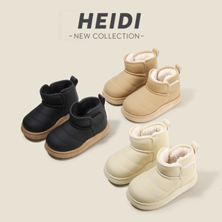 เด็กรองเท้าหิมะ สไตล์รองเท้าสั้น ทำจากขนแกะและผ้าฝ้าย ออกแบบ…