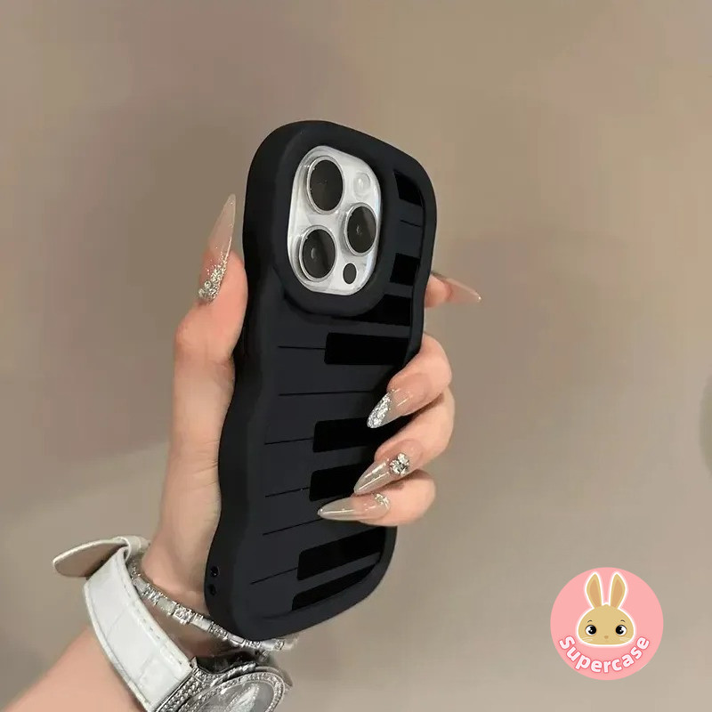 กุญแจเปียโนน่ารัก Macaron เคสโทรศัพท์สําหรับ Realme Narzo N65 N63 N55 N53 70 70X 60 Pro 60X 50 50A 5
