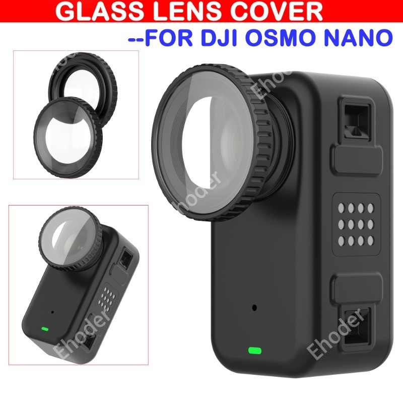 เลนส์ยามสําหรับ DJI Osmo Nano Optical Glass กล้องเลนส์ Protector สําหรับ DJIOsmoNano OsmoNano ป้องกันรอยขีดข่วนอุปกรณ์เสริม