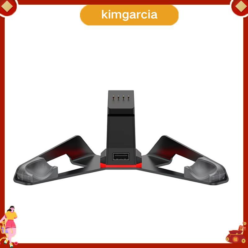 kimgarcia Controller พร้อมไฟแสดงสถานะ RGB สําหรับ Cyclone 2 แท่นชาร์จ Gamepad แท่นชาร์จอุปกรณ์เสริมส