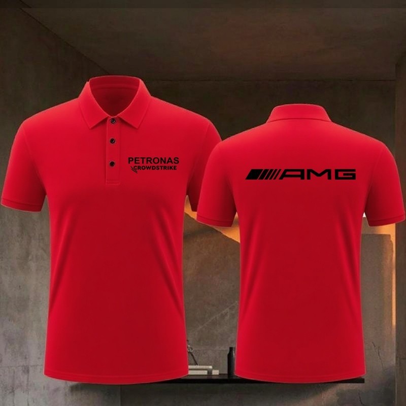【polo】 Polo T-shirt Petrona F1 Design Fashionable Men's Logo Printing เสื้อโปโล ความสะดวกสบายในการสว