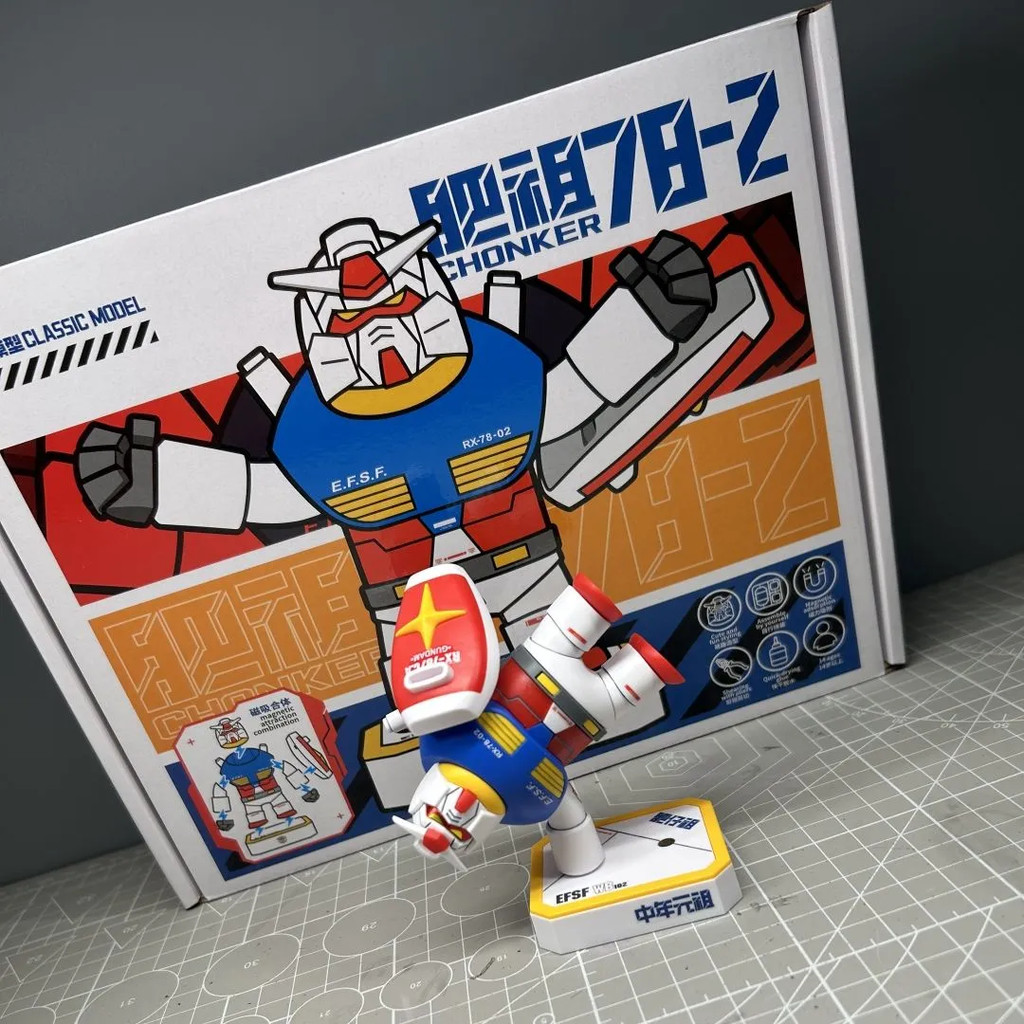 พร้อมสต็อก โมเดลเด็กอ้วน โมเดลประกอบแม่เหล็ก มือ เด็กอ้วน 78-2 รถอ้วนวัยกลางคน ตกแต่งเดสก์ท็อป สินค้าใหม่