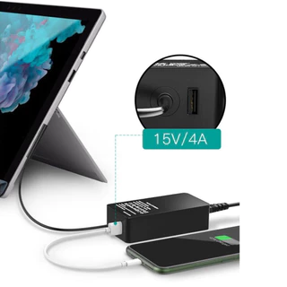 Microsoft Surface สายชาร์จ Power Adapter 44w 15V 2.58A Charger สำหรับ Surface Pro+Go TIS 62368-2561